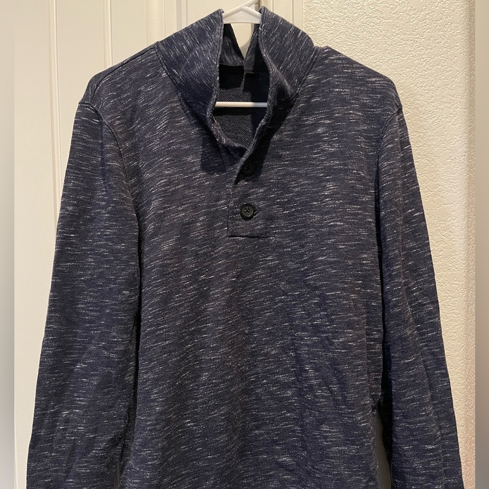 Mens Marc Anthony Sweater, Dark Blue, Size Medium - Picture 2 of 6